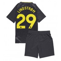 Echipament fotbal Everton Jesper Lindstrom #29 Tricou Deplasare 2024-25 pentru copii maneca scurta (+ Pantaloni scurti)